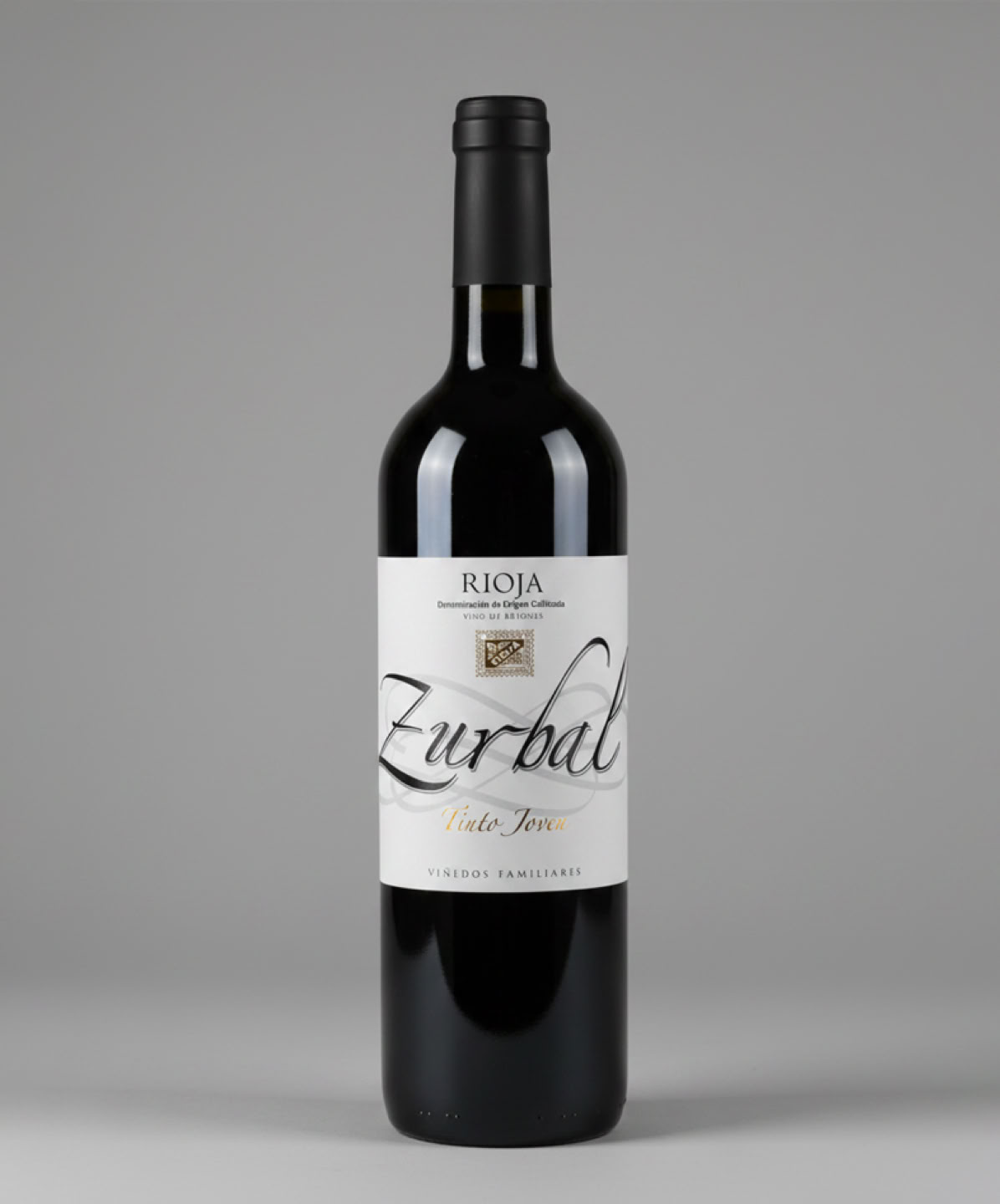 Etiqueta impresa para Bodegas Zurbal impresa por Viela Artes Gráficas.