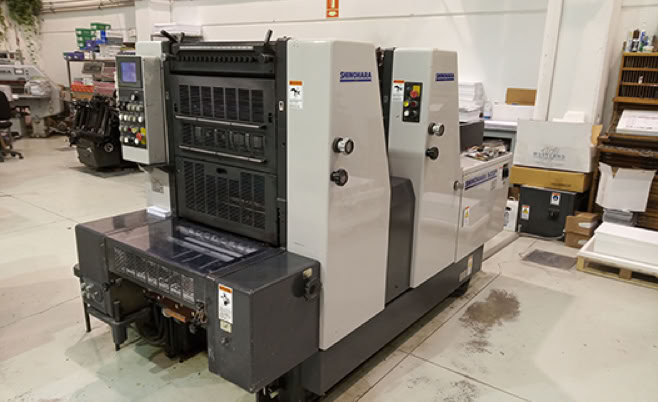 maquina de impresión offset