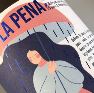 hot stamping etiqueta la pena